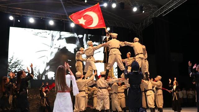 Anadolu'nun Dirilişi Dumlupınar Müzikali sahnelendi