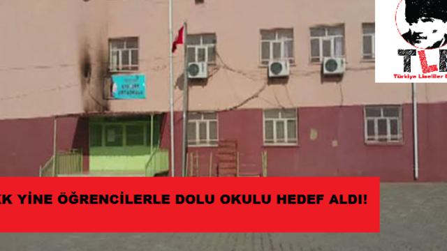 PKK Yine Öğrencilerle Dolu Okulu Hedef Aldı!