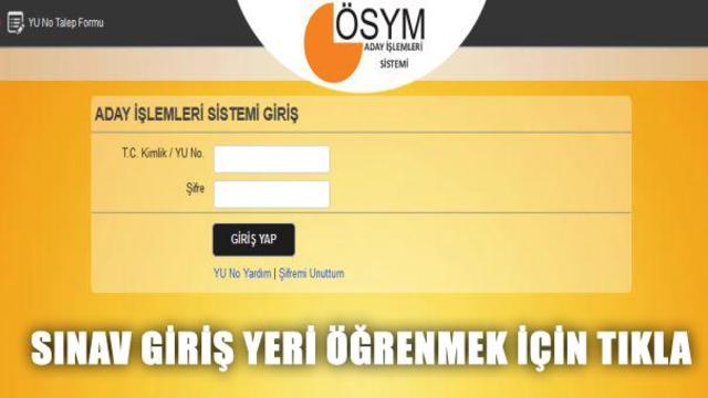 YGS 2016 Sınav Giriş Belgeleri A&ccedil;ıklandı!