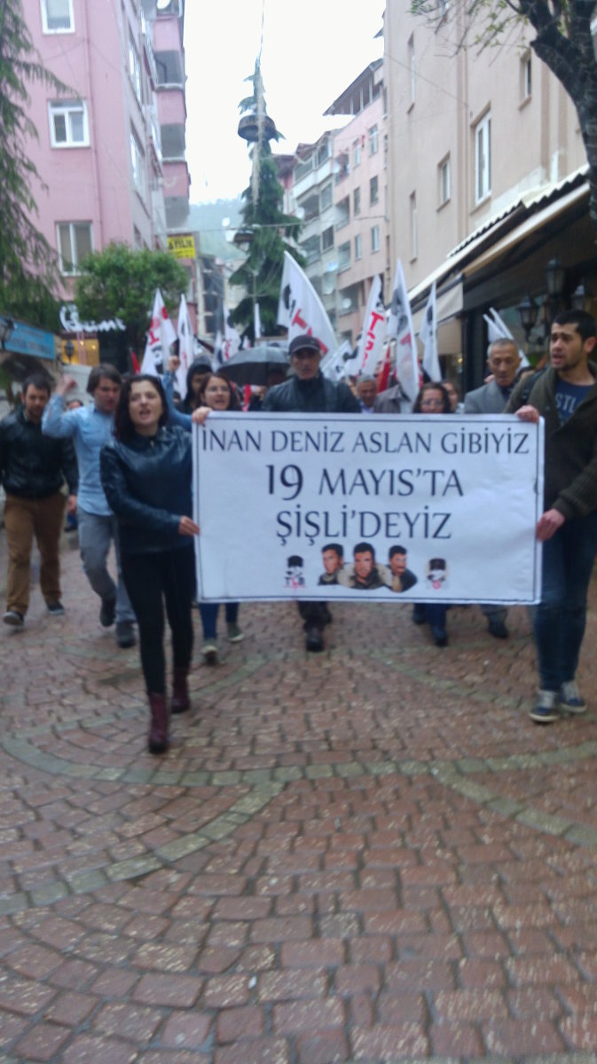 TLB Ordu Sağanak Yağışa Rağmen Üç Fidan İçin Yürüdü