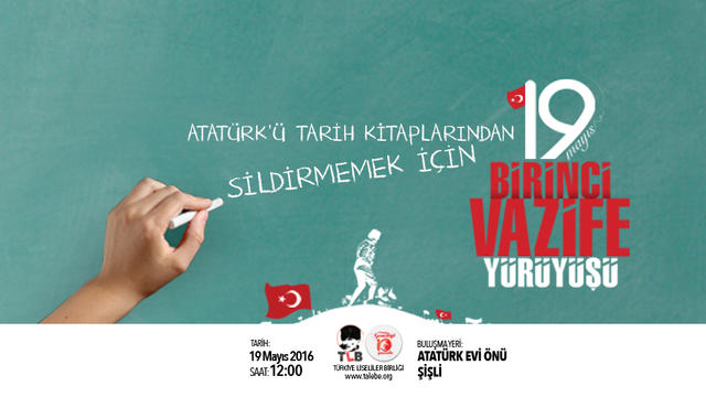 19 Mayıs'ta Atatürk'ü Sildirmemek İçin Şişli'den Dolmabahçe'ye Yürüyoruz!