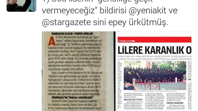 Liselerden Ürken Gazetelere Bora Çelik'ten Yanıt!