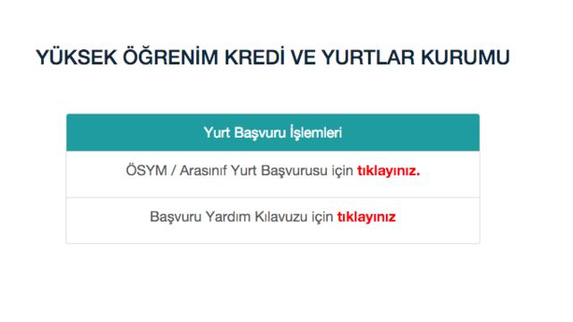 KYK Yurt Başvuruları Başladı