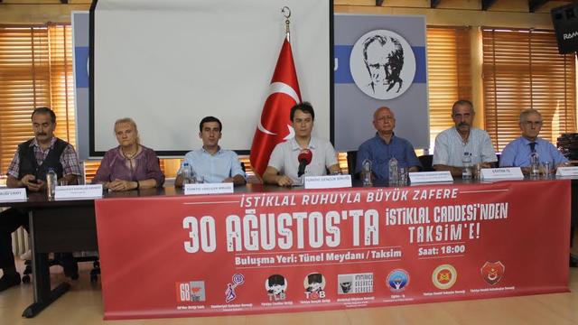 30 Ağustos'ta İstiklal Caddesi'nden Taksim'e!