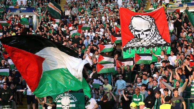 Filistin Bayrağı'na Ceza Kesen UEFA'ya, Celtic Taraftarlarından 2 Katı Cevap