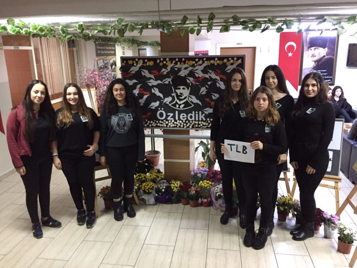 TLB İstanbul Onlarca Lisede Atatürk'ü Andı