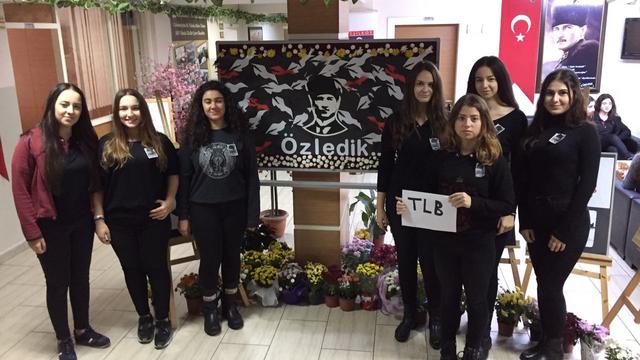 TLB İstanbul Onlarca Lisede Atatürk'ü Andı