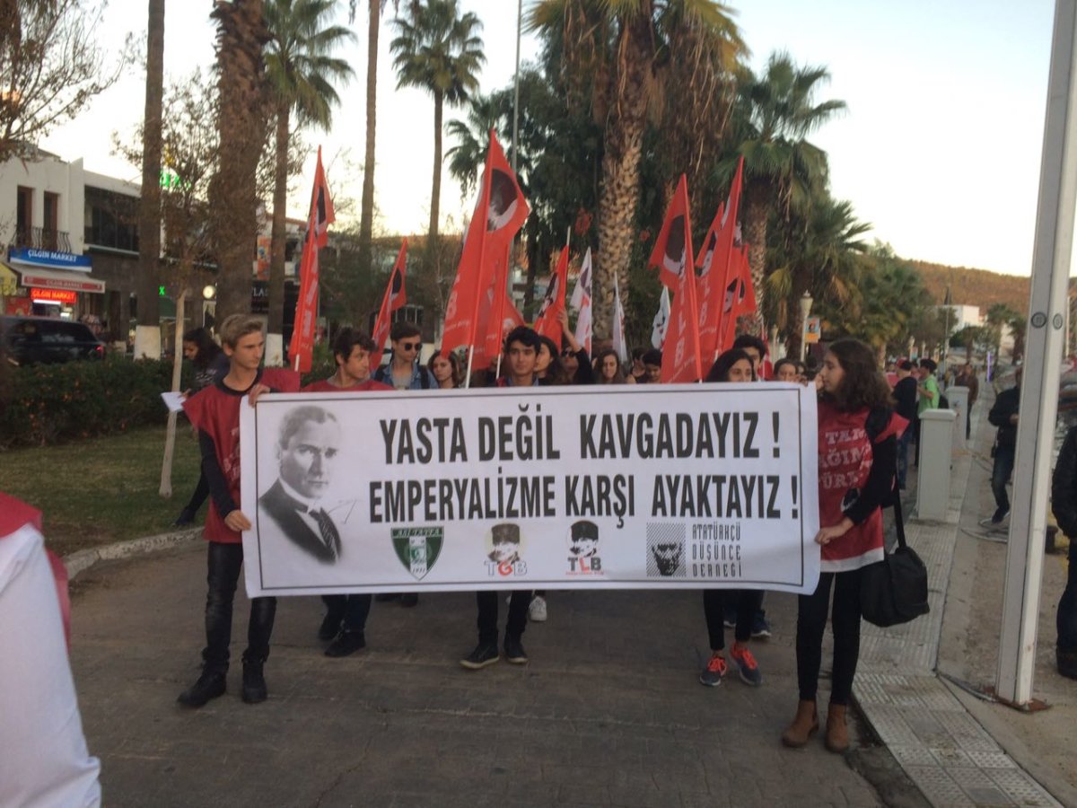 TLB Bodrum 10 Kasım Yas Değil Mücadele Günüdür Diyor!