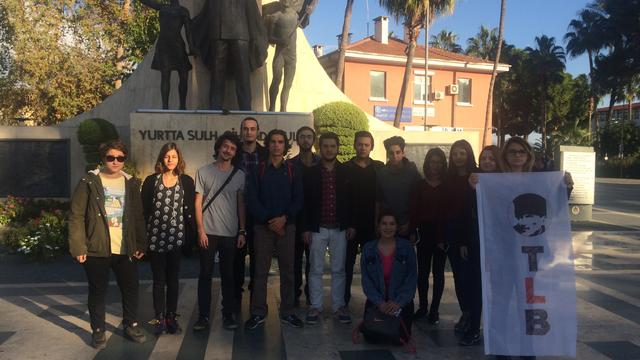 TLB Alanya'da Bayrak Değişimi