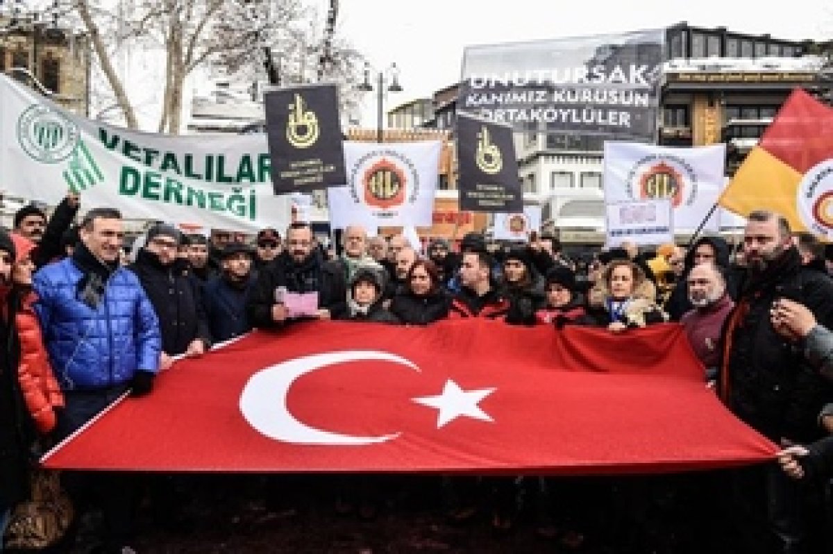 16 lise derneği, Ortaköy'de terörü protesto etti