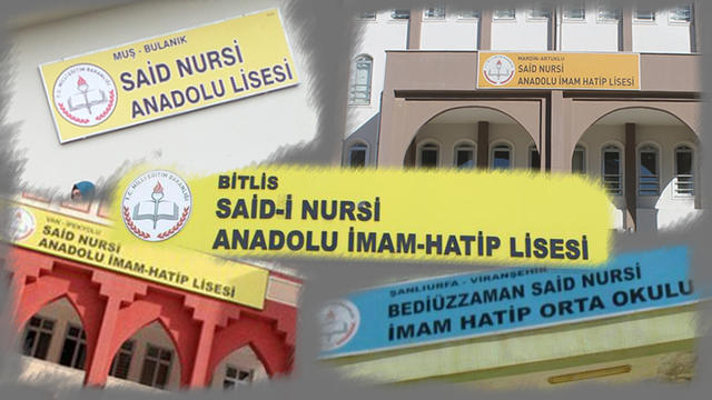 "Said Nursi" Hala O Okulların Tabelalarında