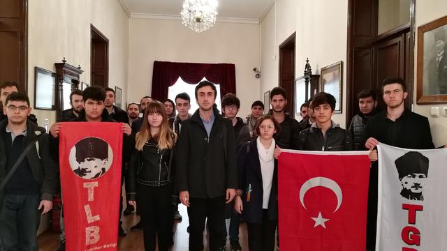 TLB Antalya'dan Atat&uuml;rk Evi'ne ziyaret