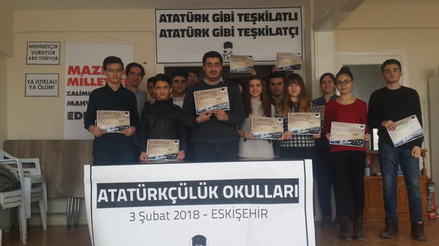 Atat&uuml;rk&ccedil;&uuml;l&uuml;k Okulları Eskişehir'de