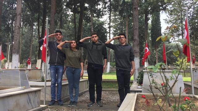 TLB İskenderun'dan şehitlik ziyareti