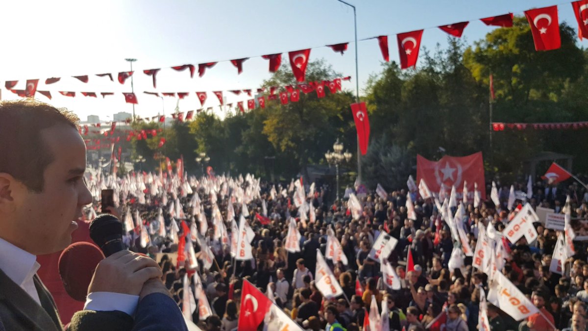 Genel Başkanımız Hakkı Erman Ergincan Andımız'ı Okuttu