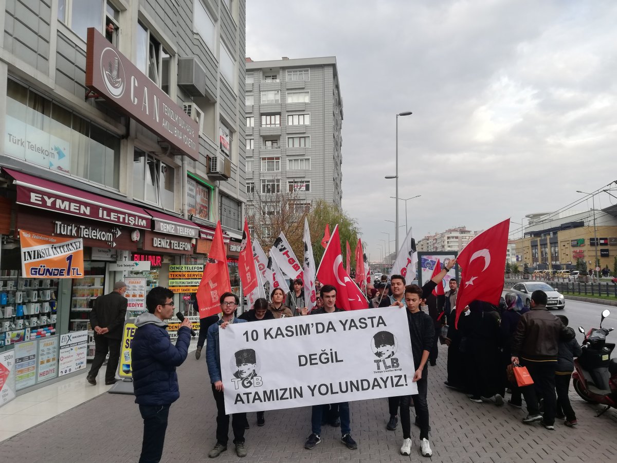 TLB Kayseri'den 10 Kasım'da Mücadele Vurgusu