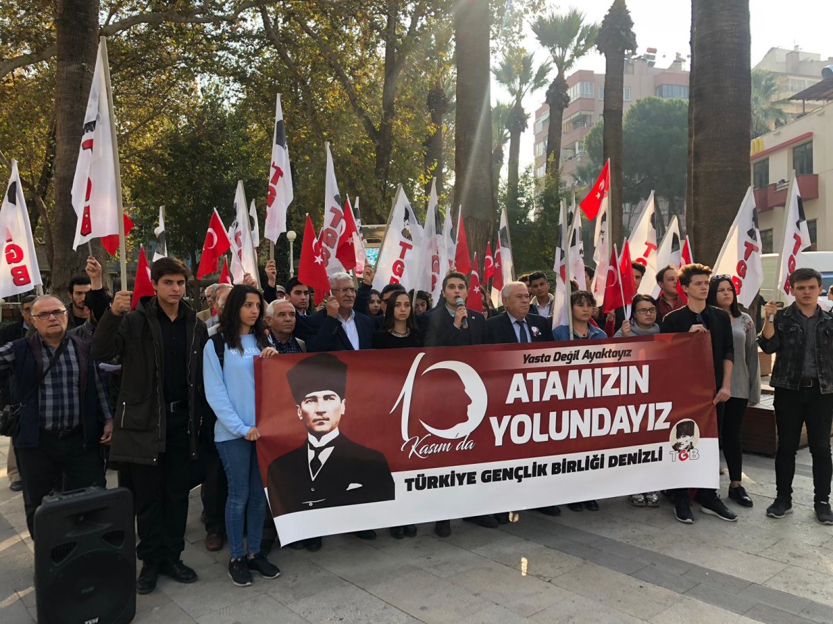 Denizli'nin Vatansever Gençleri Atatürk Gibi Teşkilatlı ve Teşkilatçı