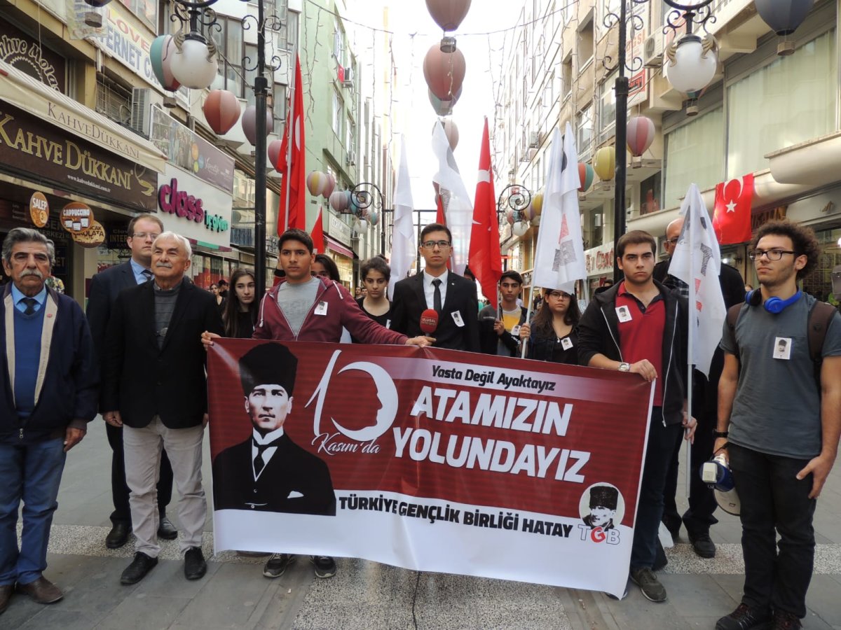 Hatay'da Mustafa Kemal Atatürk Mücadele ile Anıldı