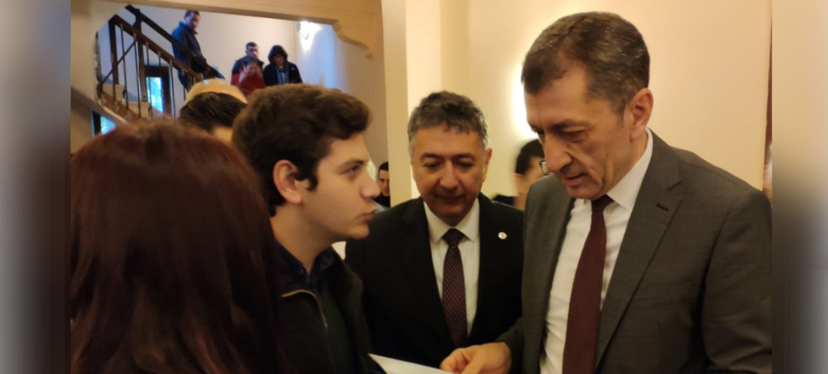TGB Milli Eğitim Bakanı Ziya Selçuk ile Andımız'ı Görüştü