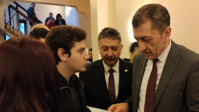 TGB Milli Eğitim Bakanı Ziya Selçuk ile Andımız'ı Görüştü