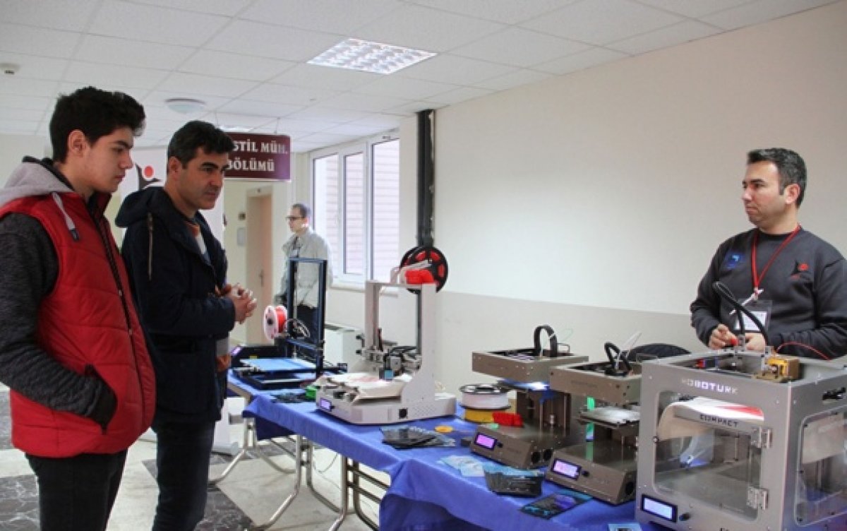Liseliler 3D Yazıcı Tasarladı