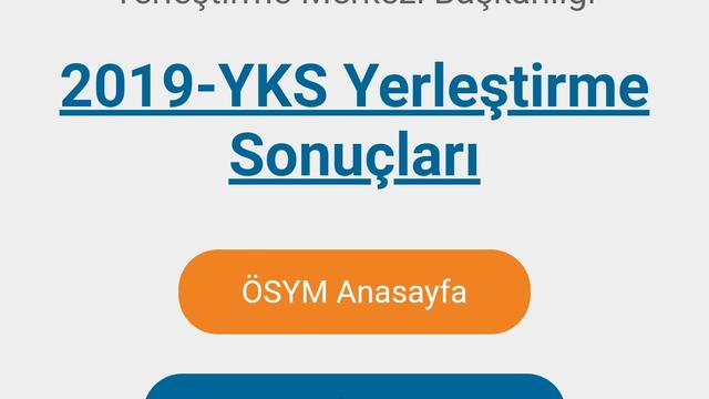 Tercih Sonuçları Açıklandı!