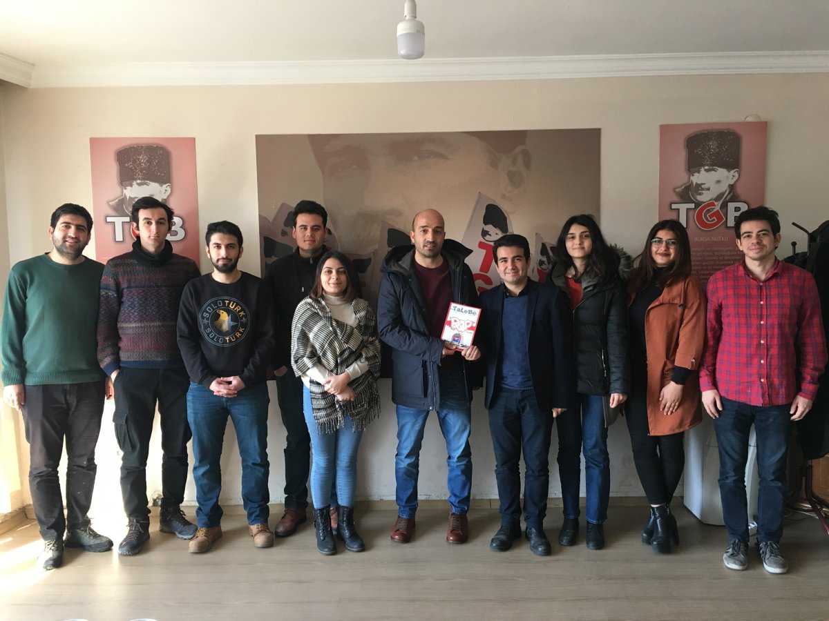 Eğitim İş’ten İhraç Edilen Bülent Turan’dan TLB’ye Ziyaret