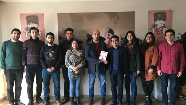 Eğitim İş’ten İhraç Edilen Bülent Turan’dan TLB’ye Ziyaret